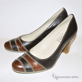 Туфли Milana женские, цвет коричневый / черный