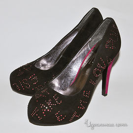 Туфли Milana женские, цвет черный / фуксия