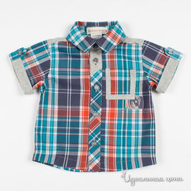 Рубашка Deux par deux для мальчика, цвет мультиколор