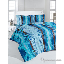 Комплект постельного белья Issimo "ARIANNA", цвет голубой, евро