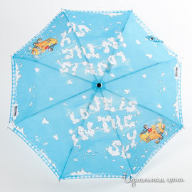 Зонт складной Moschino аксессуары женский, цвет голубой