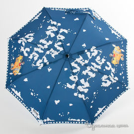 Зонт складной Moschino аксессуары женский, цвет синий