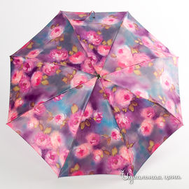 Зонт складной Pasotti женский, цвет сиренево-розовый