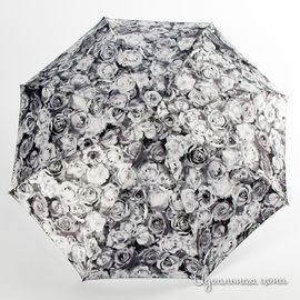 Зонт складной Pasotti женский, цвет белый / черный
