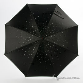Зонт трость Pasotti женский, цвет черный / белый