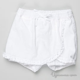 Юбка шорты Benetton bambini для девочки, цвет белый