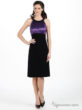 Платье Мультибренд женское, цвет черный / фиолетовый