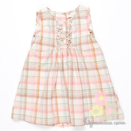 Платье Petit Patapon для девочки, цвет мультиколор / принт клетка