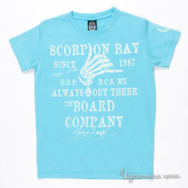 Футболка Scorpion bay для мальчика, цвет бирюзовый