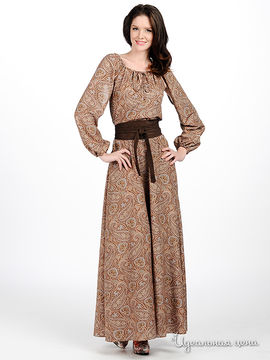 Платье Shipilova женское, цвет коричневый