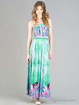 Платье Gloss женское, цвет салатовый / мультиколор