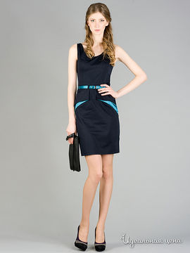 Платье Gloss женское, цвет темно-синий / бирюзовый