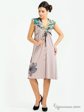 Платье-халат Pikanto женское, цвет карамельный