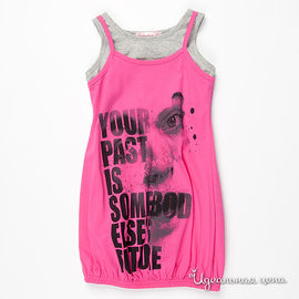 Платье Babylon для девочки, цвет розовый / черный, рост 116-122 см