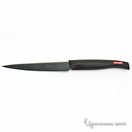 Нож кухонный Atlantis, цвет черный, 13 см