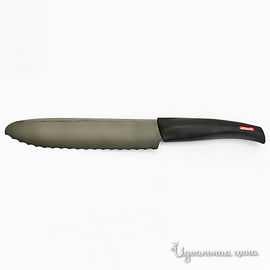 Нож кухонный Atlantis, цвет черный, 18 см