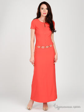 Платье Турецкий шик женское, цвет коралловый