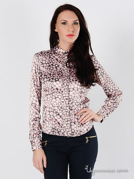 Блуза Donatto женская, цвет розовый / темно-серый