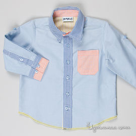 Рубашка Bimbus для мальчика, цвет голубой