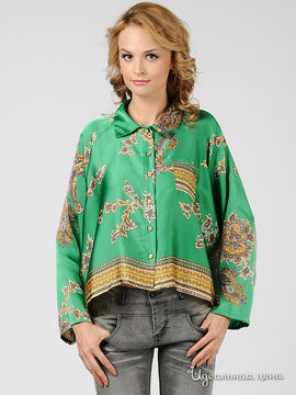 Блузка Rinascimento женская, цвет зеленый