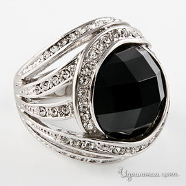 Кольцо от Slava Zaitsev с чёрным камнем