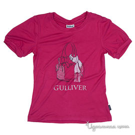 Футболка Gulliver для девочки, цвет фуксия