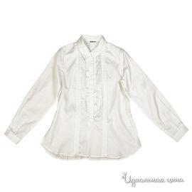 Блузка Gulliver для девочки, цвет белый