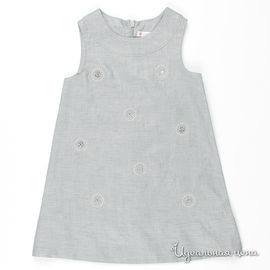 Платье Deux par deux для девочки, цвет серый, 2-12 лет