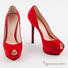 Туфли Мультибренд женские, цвет красный