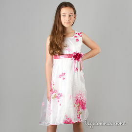 Платье Bonny Billy для девочки, цвет белый / розовый