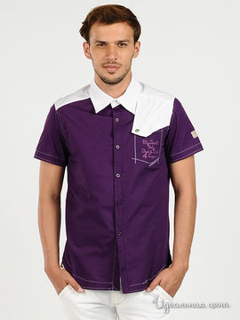 Рубашка BlYO3 мужская, цвет фиолетовый