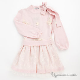 Платье Flash kids для девочки, цвет нежно-розовый