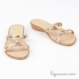Туфли Gianmarco Benatti женские, цвет золотистый / бронзовый