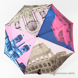 Зонт складной Moschino аксессуары женский, цвет мультиколор