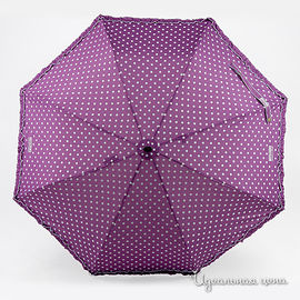 Зонт Moschino, фиолетовый с рюшей