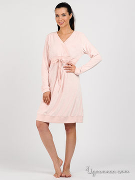 Платье домашнее Relax Mode женское, цвет бледно-розовый