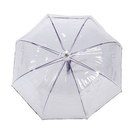 Зонт-трость с прозрачным куполом