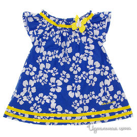 Платье Tutto piccolo для девочки, цвет синий / желтый