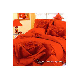 Комплект постельного белья Letto&LeVelle, цвет красный, 1.5 спальный