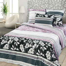 Комплект постельного белья Letto&Levele, цвет черный, 1.5 спальный