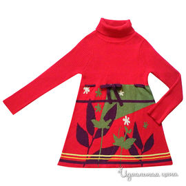 Платье Clayeux ADT для девочки, цвет красный / мультиколор