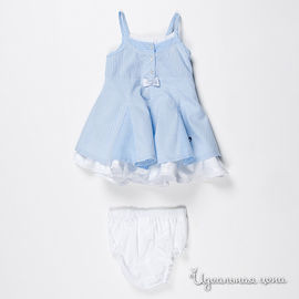 Комплект Dodipetto для девочки, цвет белый / голубой