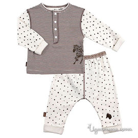 Пижама Kushies для ребенка, цвет слоновой кости