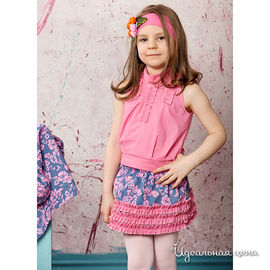 Блузка Picoletto для девочки, цвет розовый