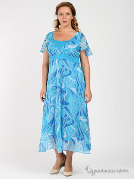 Платье Natura женское, цвет голубой