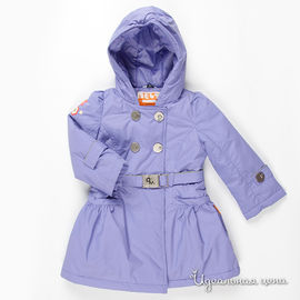 Пальто Nels для девочки, цвет фиолетовый