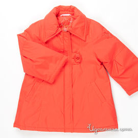 Пальто Nels для девочки, цвет коралловый