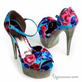 Туфли Kurt Geiger женские, цвет голубой / розовый