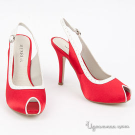 Туфли Menbur женские, цвет красный / белый