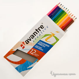 Цветные шестигранные карандаши, 12 цветов